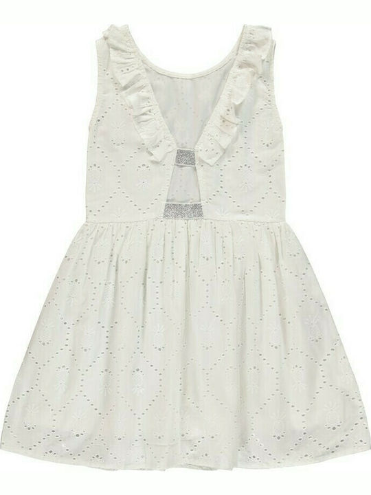 Name It Kids Dress Sleeveless White