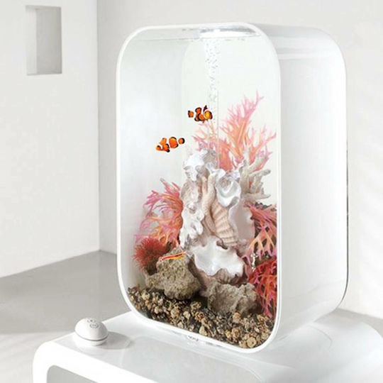 Oase BiOrb Life 60 MCR Ενυδρείο Ψαριών Χωρητικότητας 60lt με Φωτισμό, Φίλτρο, 42x28x62εκ. Λευκό