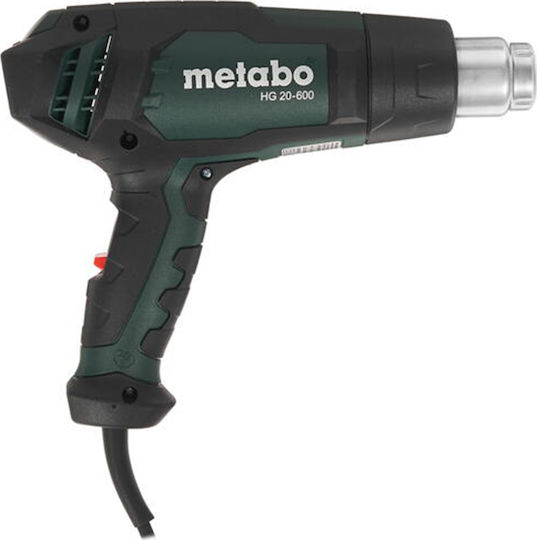 Metabo HG 20-600 Heat Gun 2000W with Maximum Temperature 600°C 602066500