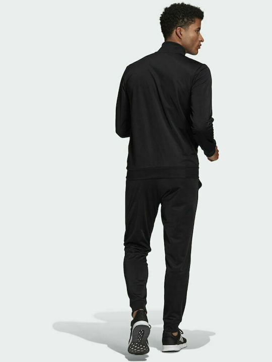 Adidas Primegreen Essentials Σετ Φόρμας με Λάστιχο Μαύρο