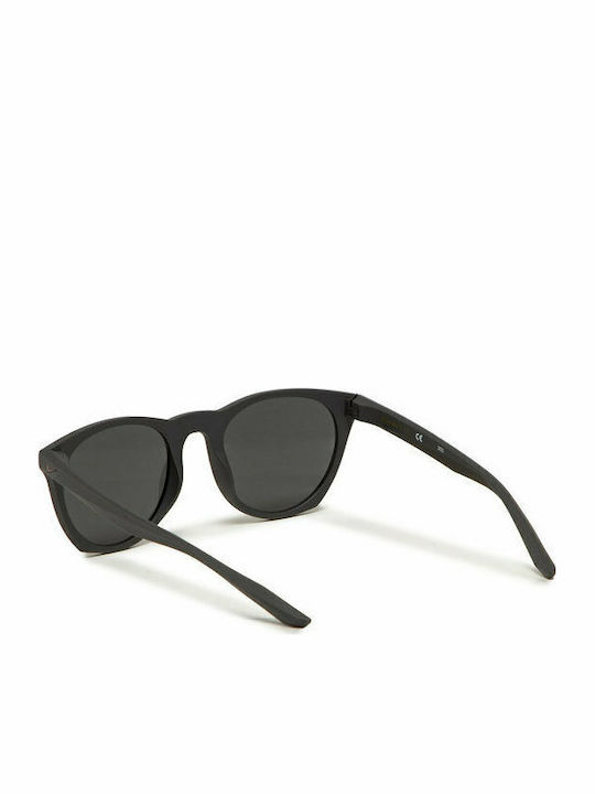 Nike Essential Horizon Unisex Sunglasses with Gray Plastic Frame and Black Lens EV1119-220