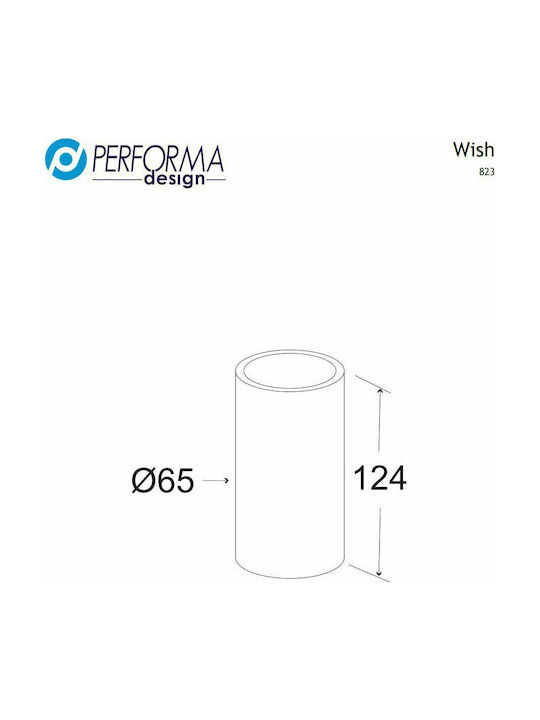 Performa Design Wish 823-221 De masă Cupa ei Metalic Alamă antică Bronz
