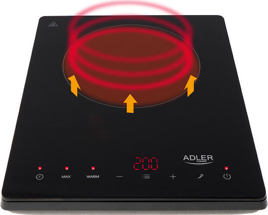 Adler AD-6513 Induction Countertop Single Burner Black