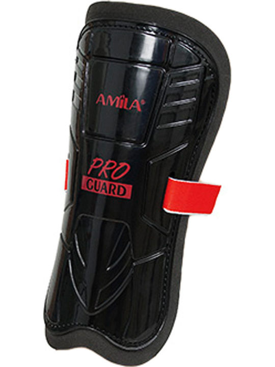 AMILA Adults Soccer Shin Protectors Black Small 83014
