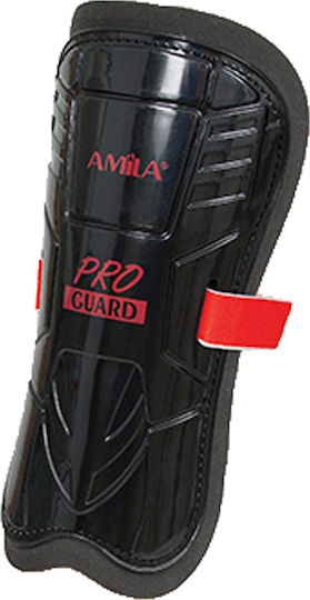 AMILA Adults Soccer Shin Protectors Black Medium 83015