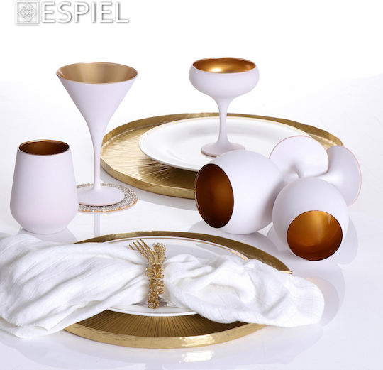 Espiel Napkin Ring Metallic Gold 6pcs