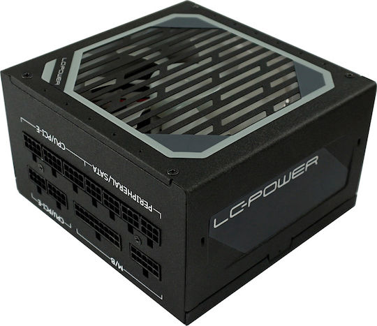 LC-Power LC6750M rev. 2.31 750W Черен Компютърно захранване Пълен модул 80 Plus Gold