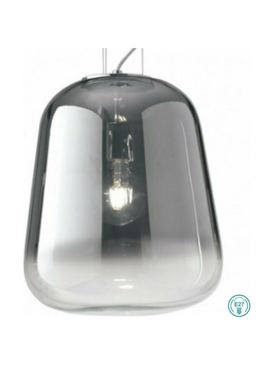 Fan Europe Smoke-S35 Pendant Light Single-Light for Socket E27 Gray I-SMOKE-S35