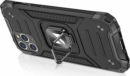 Wozinsky Ring Armor Back Cover Πλαστικό Μαύρο (iPhone 11 Pro)