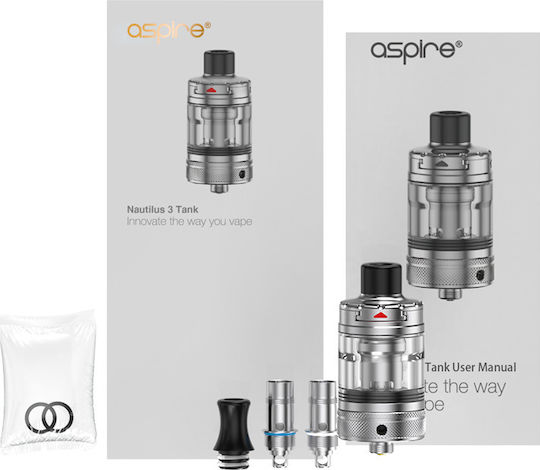 Aspire Nautilus 3 Verdampfer für Elektronische Zigaretten 2ml 24mm Silver