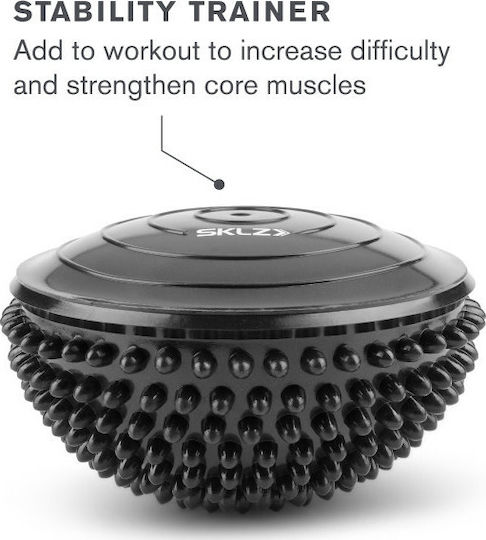 SKLZ Balance Pods Μαξιλάρι Ισορροπίας Μαύρο Ύψους 8cm με Διάμετρο 16cm