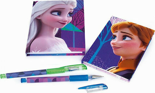 AS Frozen 2 Kinder Schreibwarenset mit Notizbuch und Kugelschreiber 4Stück