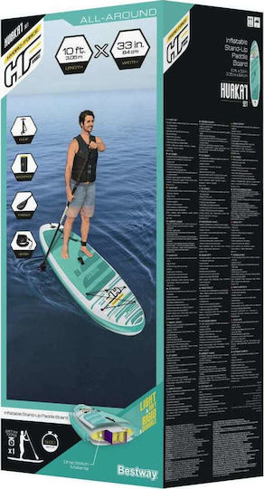Bestway Hydro-Force Huakai Φουσκωτή Σανίδα SUP με Μήκος 3.05m Πολύχρωμη