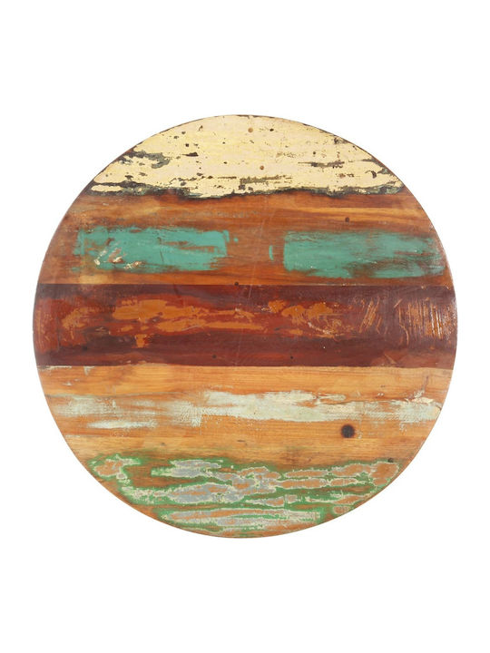vidaXL Round Table Surface made of Solid Wood in Multicolour Color 40x40cm 286031 1pcs