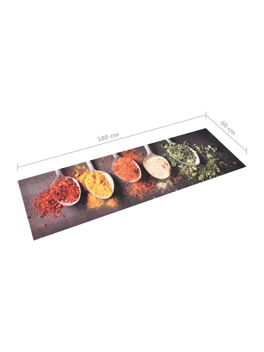 vidaXL Κουτάλια Kitchen Anti-Slip Mat Multicolour 60x180cm