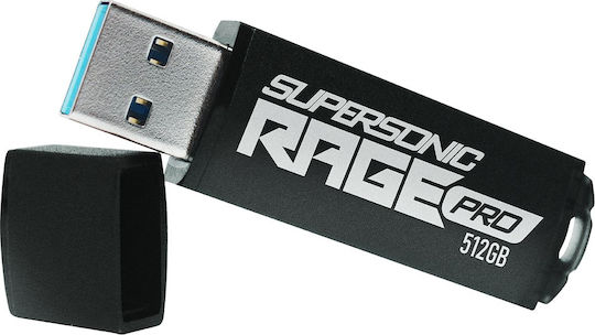 Patriot Supersonic Rage Pro 512GB USB 3.2 Стик Черен