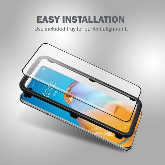 Crong 3D Armor Full Glue 3D Full Face Tempered Glass (Huawei P40 Pro) CRG-3DAG-HP40P