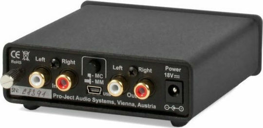 Pro-Ject Audio Phono Box USB Phono Preamp Μαύρο