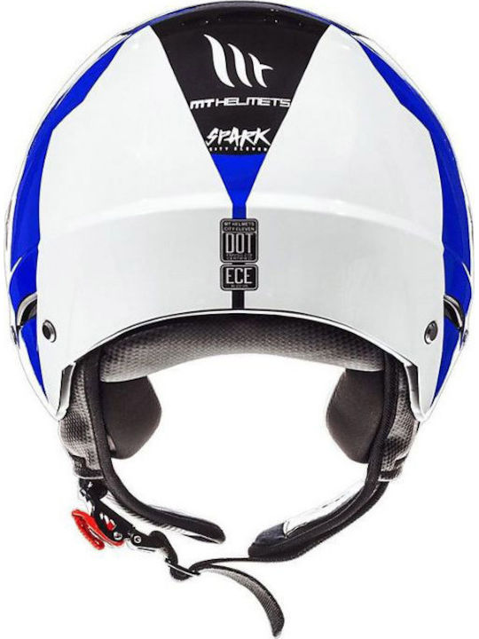 MT City Eleven SV C2 Pearl Blue Κράνος Μηχανής Jet ECE 22.05 1200gr