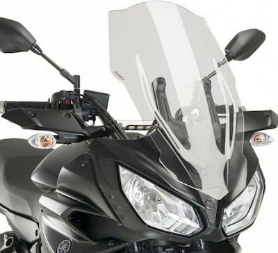 Puig Touring Motorcycle Windshield & Windscreen Tinted Visor for Yamaha MT-07 9212H