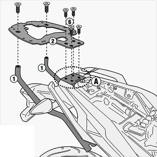 Givi Rack for BMW R 17 for Bmw G310R 2017-2020 2017-2020