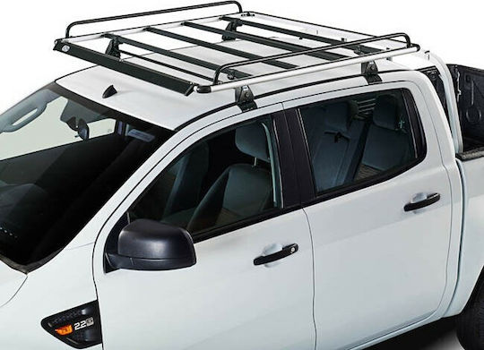Auto Gs Aluminum Car Roof Rack Universal 130x120cm Cruz 906-552 Aluminum Roof Rack 130X120 (Set with Legs)