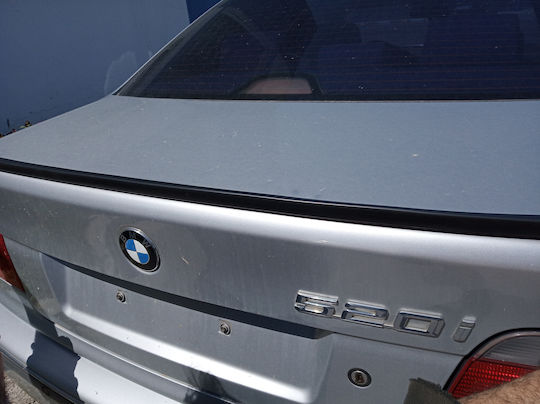 Auto Gs Spoiler Car Rear Spoiler 1.45m x 3.4cm Black Universal