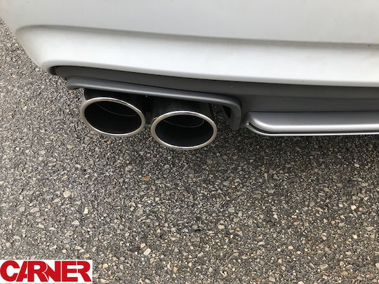 Carner Diffuser Car Rear B8.5 Facelift (2012-2015) Sedan/Wagon Compatible with Audi A4