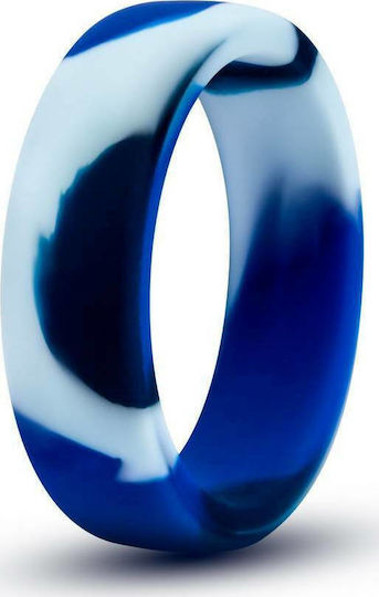 Blush Performance Silicone Camo Cock Ring Δαχτυλίδι Πέους Σιλικόνης Μπλε
