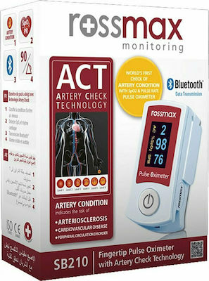 Rossmax Fingertip Pulse Oximeter with ACT & Bluetooth Red