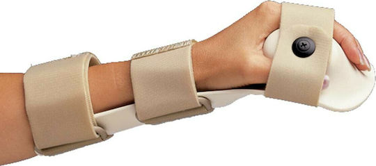 Ortholand 1558 Spasticity Splint Guler Încheietura mâinii Partea stângă cu degetul mare în Bej Culoare