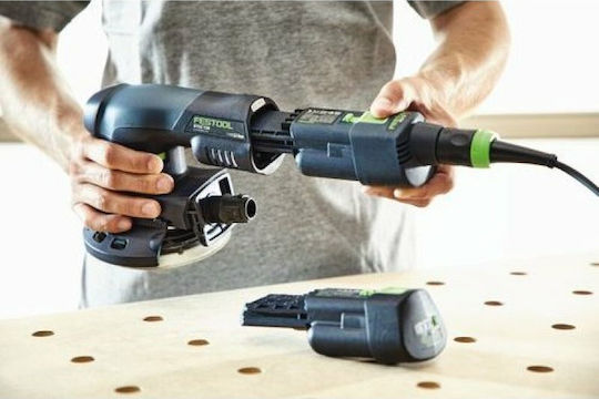 Festool ETSC 125 Li-Basic Ексцентрично Трибе 125мм Батерия 18V Самостоятелен с Регулиране на Скоростта и със Система за Аспирация