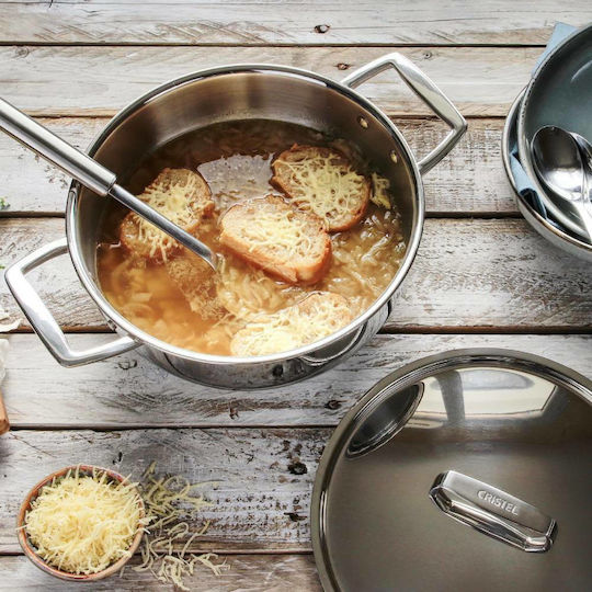 Cristel Castel Pro Deep Stainless Steel Pot 7.2lt / 28cm
