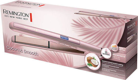 Remington Coconut Smooth S5901 Πρέσα Μαλλιών με Κεραμικές Πλάκες