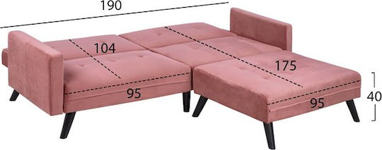 Γωνιακός Καναπές Κρεβάτι Βελούδινος 211x158x83εκ. Γωνιακός Καναπές Κρεβάτι Βελούδινος 211x158x83εκ.