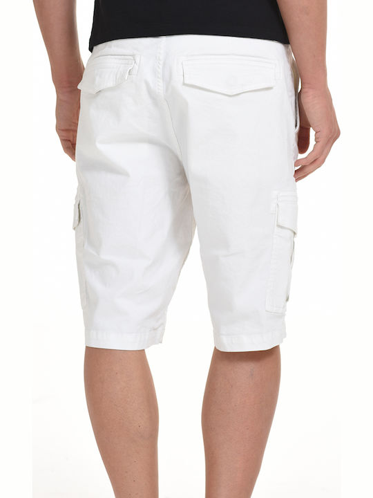 Biston Herrenshorts Cargo Weiß