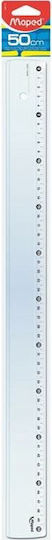 Maped Lineal Kunststoff Transparent 50cm Cristal