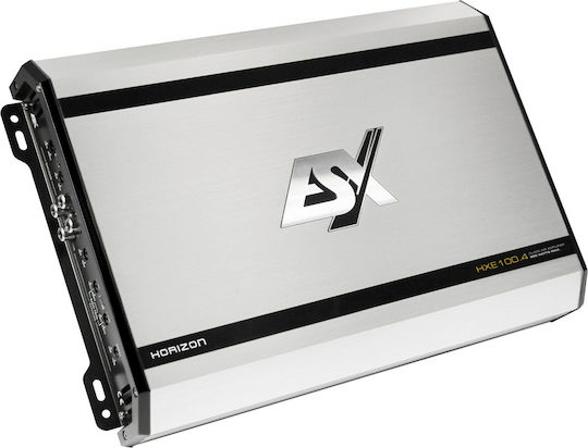 Esx Horizon HXE100.4 Ενισχυτής Αυτοκινήτου 4 Καναλιών (Κλάση A/B)
