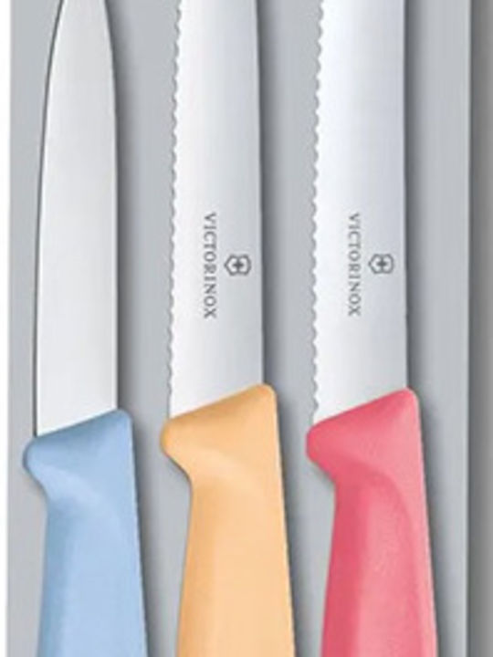 Victorinox Swiss Classic Messer Peeling aus rostfreiem Stahl 3Stück