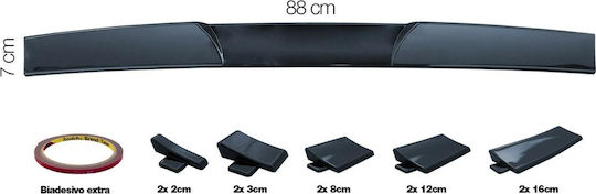Simoni Racing Коли стикери 88 x 7см в Черен цвят 1бр