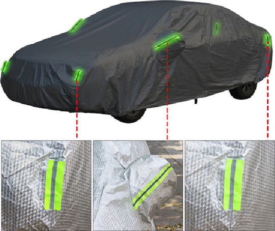 Cawanerl Car Covers with Carrying Bag 475x175x117cm Waterproof Large