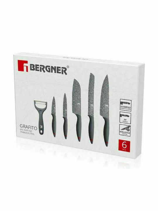 Bergner Knife Set of Stainless Steel BG-39325 6pcs