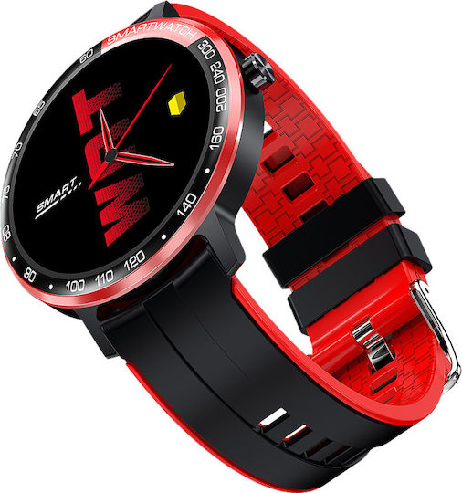 DAS.4 SP10 Smartwatch με Παλμογράφο (Μαύρο)