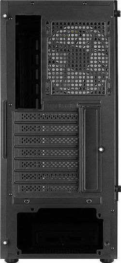 Aerocool Bionic V2 Gaming Midi Tower Κουτί Υπολογιστή με Πλαϊνό Παράθυρο και RGB Φωτισμό Λευκό