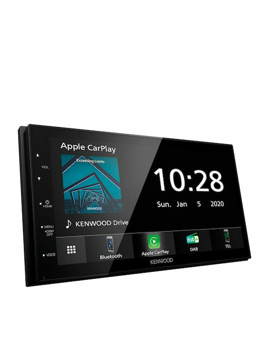 Kenwood Ηχοσύστημα Αυτοκινήτου 2DIN (Bluetooth/USB/WiFi/GPS/Apple-Carplay/Android-Auto)