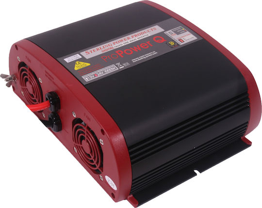 Sterling Power Pro Power Q Car Inverter Modified Sinewave 1800W to Converter 12V DC in 230V AC