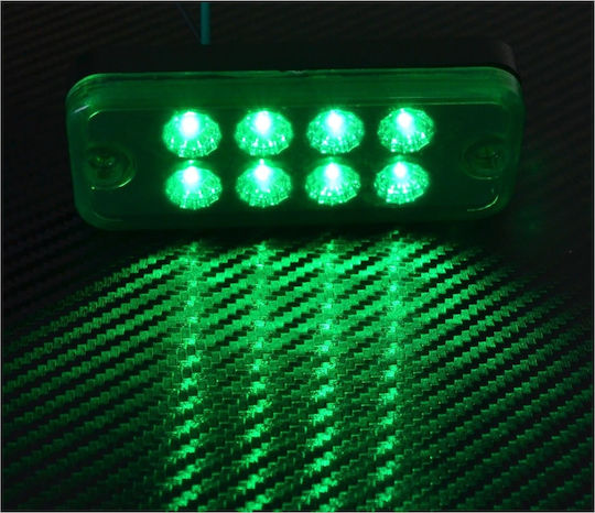 K08-ZD176-GRE Truck Volume Light 12 / 24V - Green