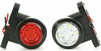 K11-0105LRW-RED/WHI Truck Volume Light 12 / 24V - Multicolour