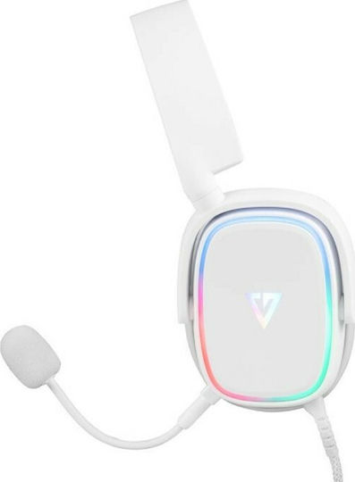 Modecom MC-899 Prometheus Über Ohr Gaming-Headset mit Verbindung USB Weiß