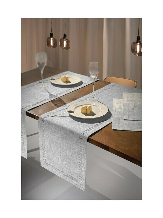 Saint Clair 3042 Platzdeckchen Stoff Silver Beige 45x33cm 1719030121073 1Stück